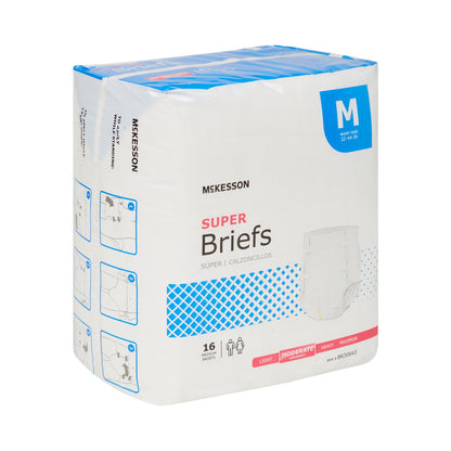 McKesson Super Moderate Absorbency Incontinence Briefs, Medium