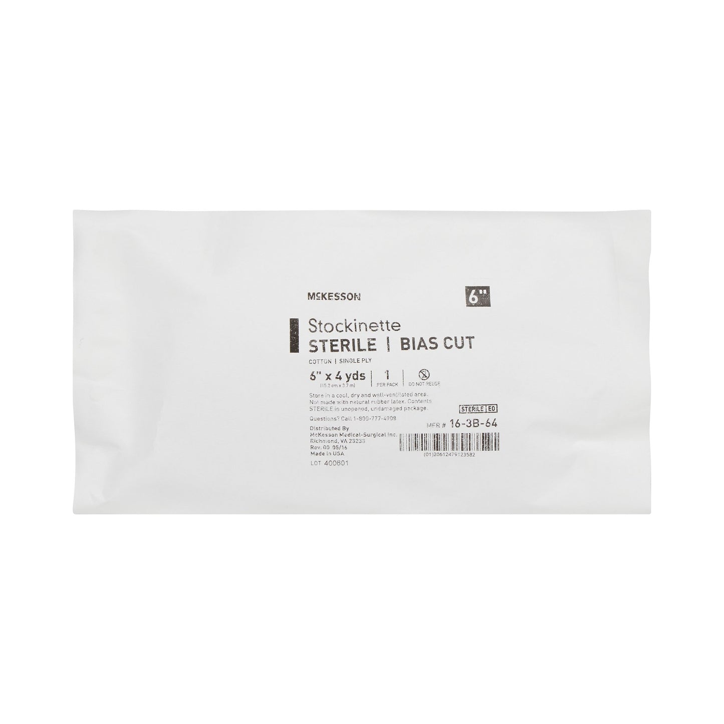 McKesson Bias Cut Stockinette, 6 Inch x 4 Yard