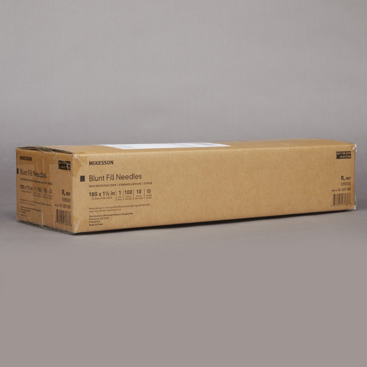 Blunt Fill Needle McKesson 18 Gauge Blunt