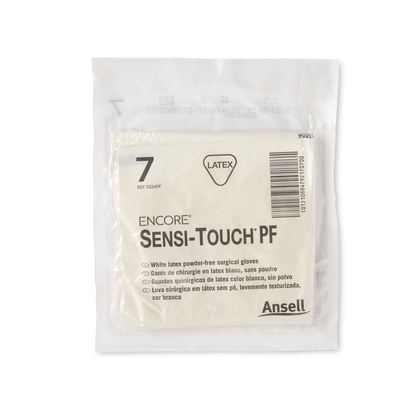 Encore® Sensi-Touch® PF Latex Surgical Glove, Size 7, Natural