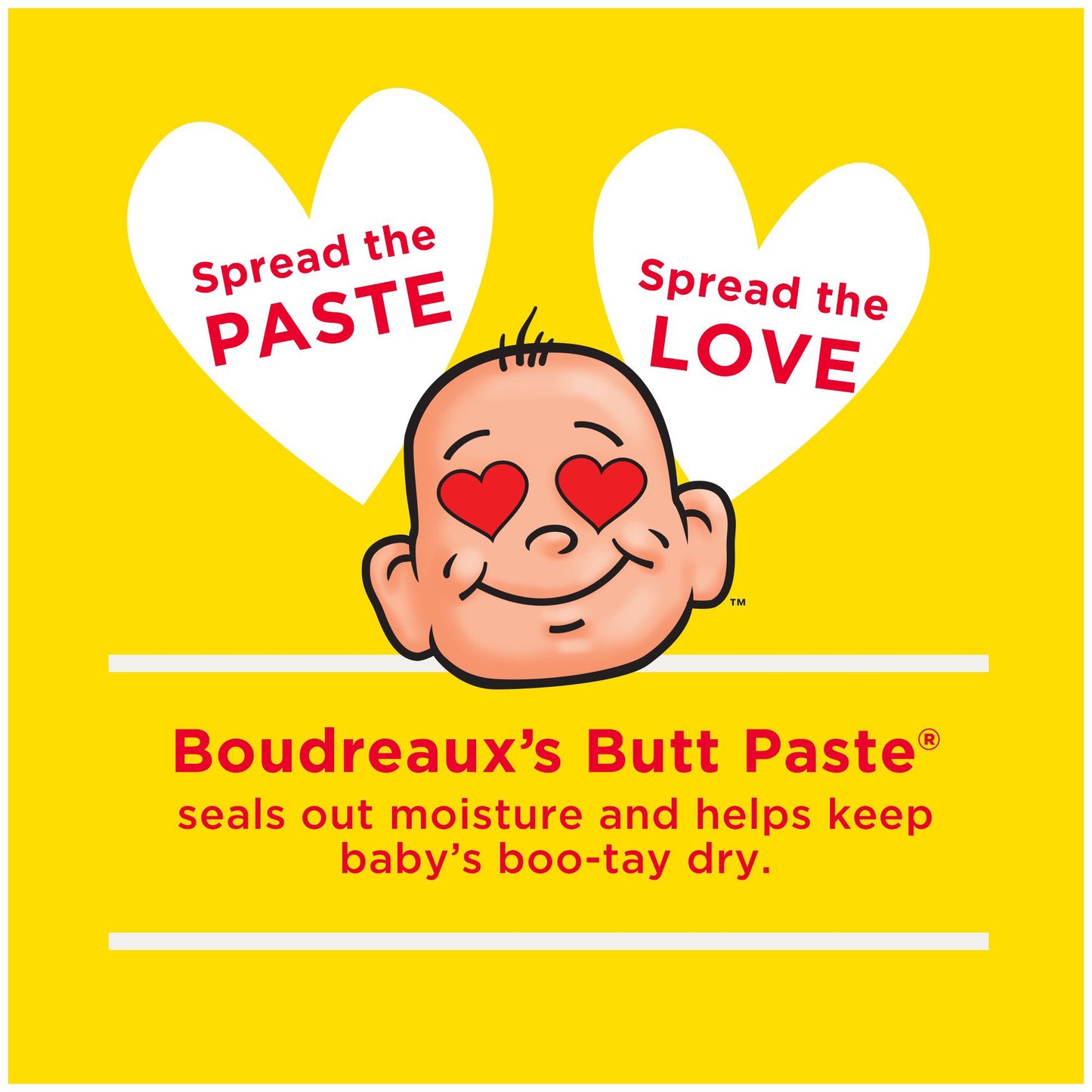 Boudreaux's Original Butt Paste Diaper Rash Treatment, 16% Zinc Oxide, 4 oz Tube