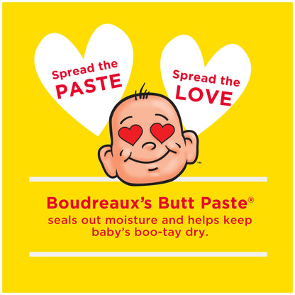Boudreaux's Original Butt Paste Diaper Rash Treatment, 16% Zinc Oxide, 4 oz Tube