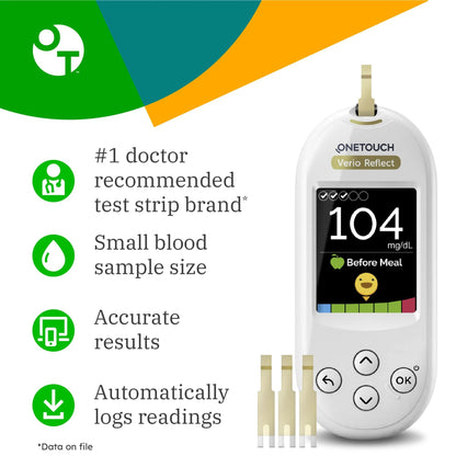 Blood Glucose Test Strips Verio 30 Strips per Pack