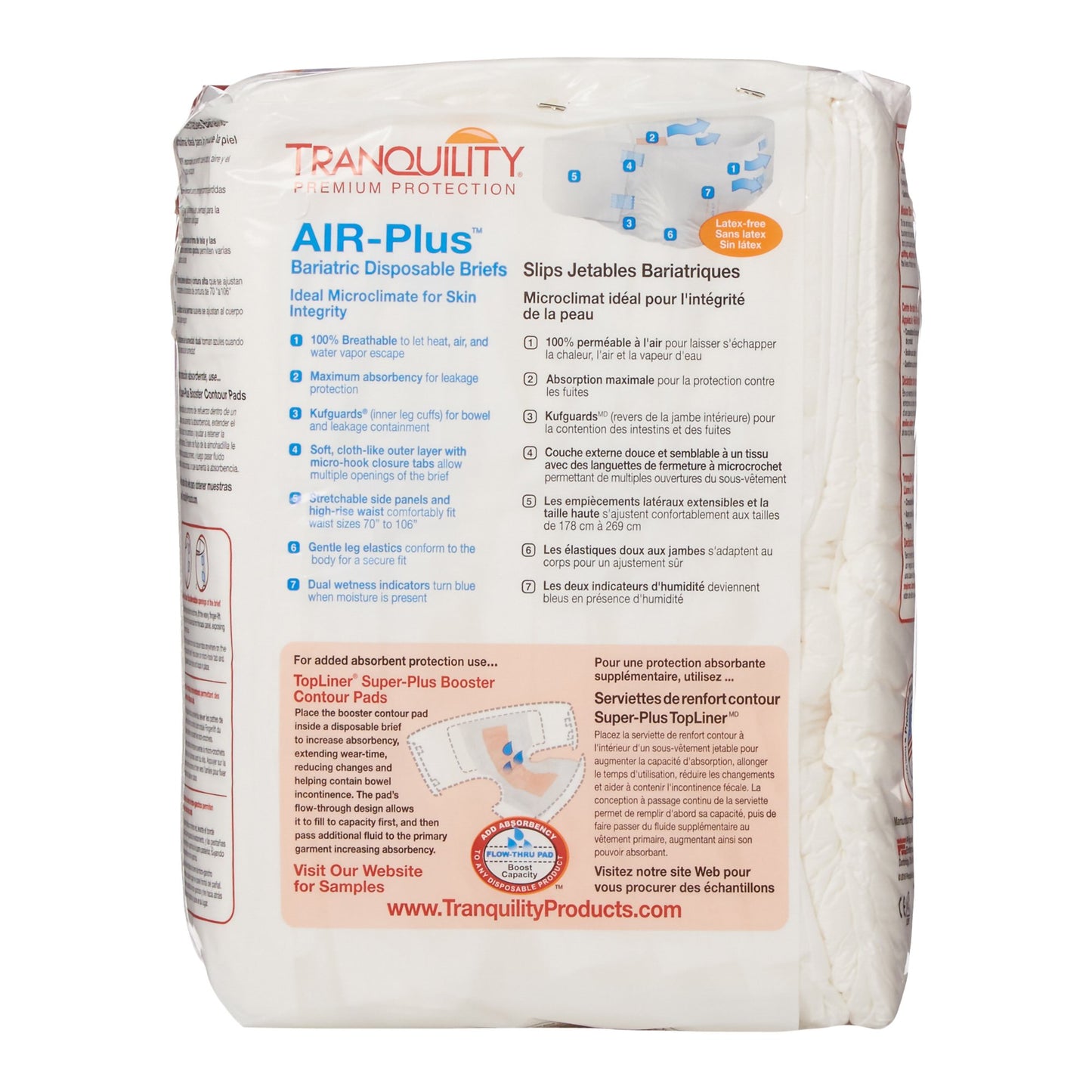 Tranquility® AIR-Plus™ Maximum Protection Bariatric Incontinence Brief