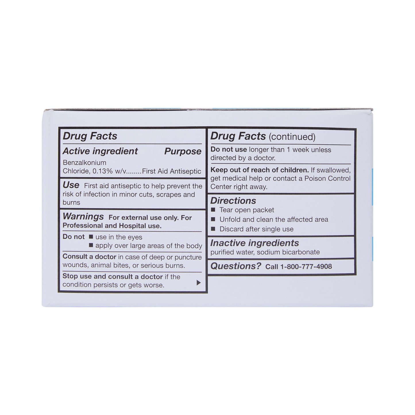McKesson Benzalkonium Chloride Antiseptic Skin Wipes