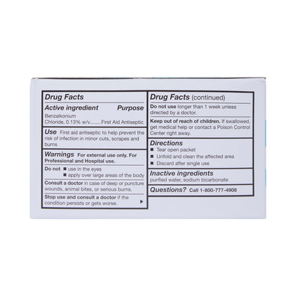 McKesson Benzalkonium Chloride Antiseptic Skin Wipes