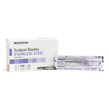 McKesson Stainless Steel Surgical Blade, Knife Edge, Size 15