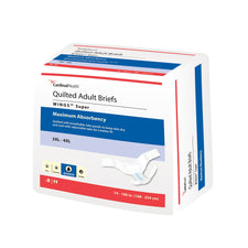 Cardinal 67095 Wings Unisex Adult Incontinence Brief, Tab Closure, 3X-Large, Heavy Absorbency