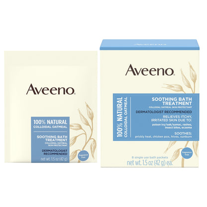 Aveeno® Soothing Bath Treatment Packets Fragrance Free