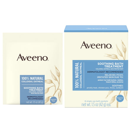 Aveeno® Soothing Bath Treatment Packets Fragrance Free