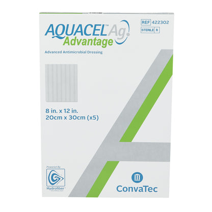 Aquacel® Ag Advantage Silver Dressing, 8 x 12 Inch