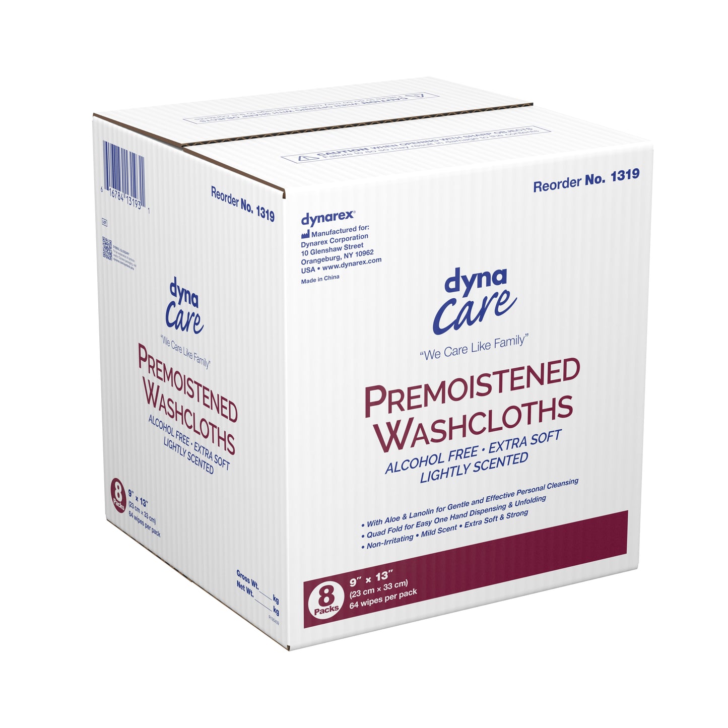 dynarex® Personal Cleansing Wipe, Unscented
