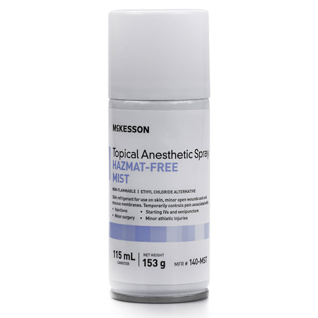 McKesson 140-MST Topical Anesthetic Spray, Mist 115-mL Can
