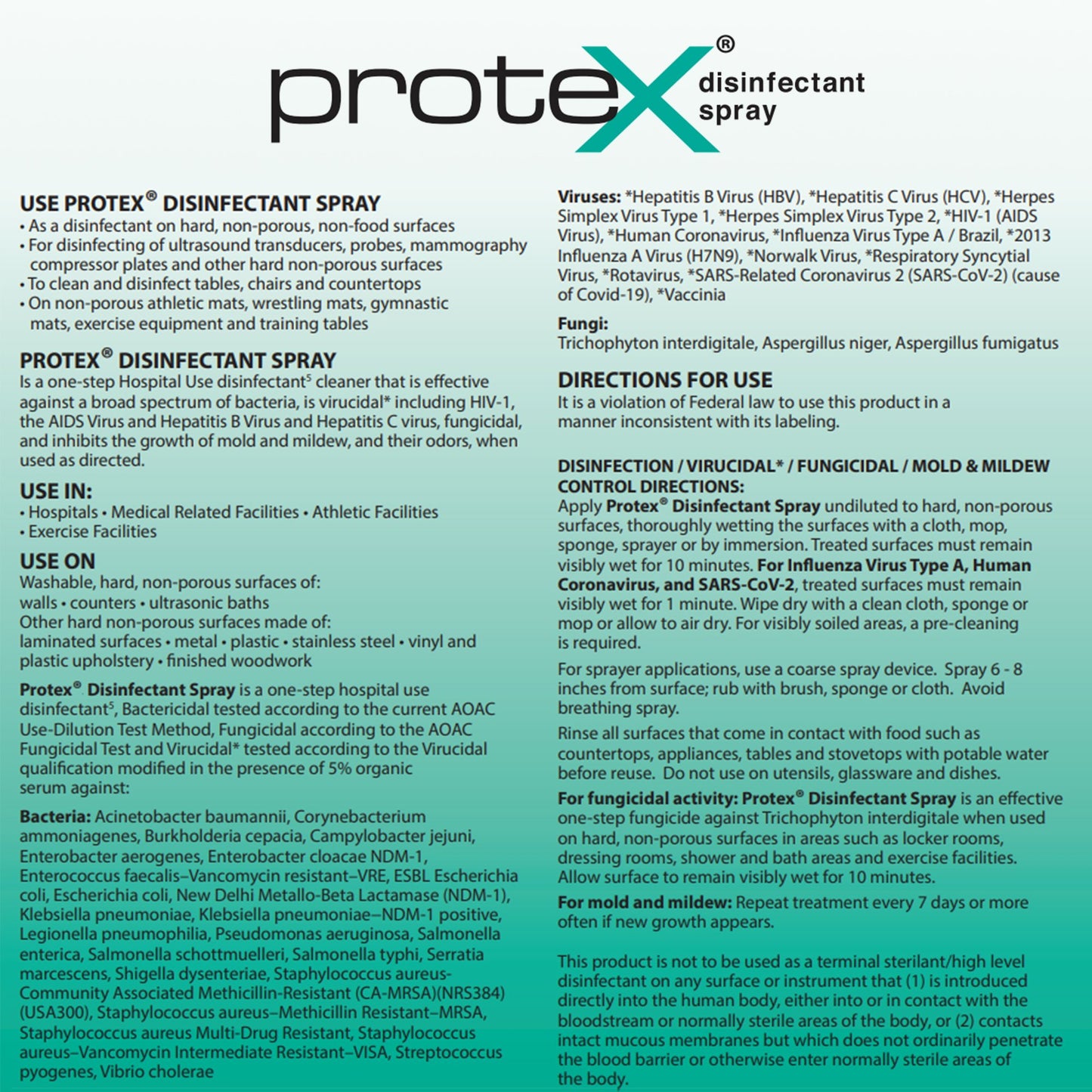 Protex™ Surface Disinfectant Cleaner, Lemon Scent, 32 oz.