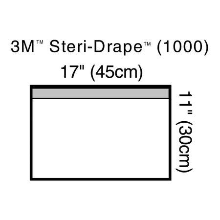 3M 1000 Steri-Drape Sterile Small Towel General Purpose Drape, 17 x 11 Inch