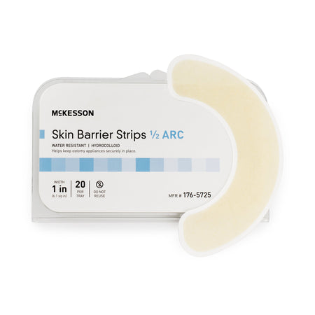 McKesson 176-5725 Skin Barrier ½ Arc Strip