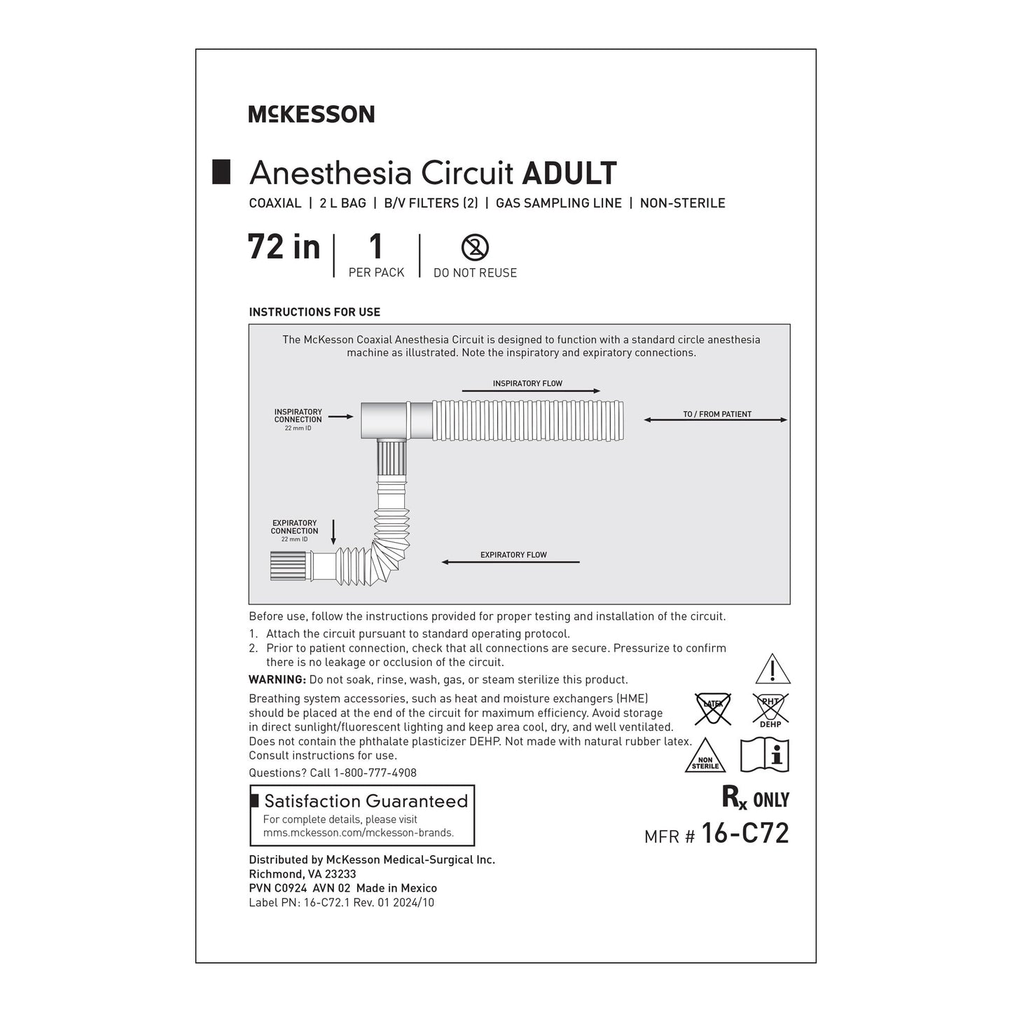 McKesson Anesthesia Circuit