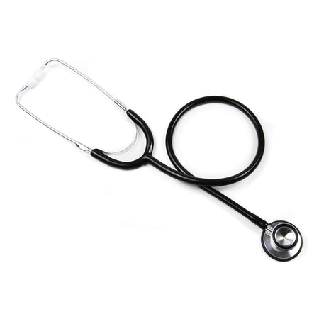 McKesson 01-670HBKGM Classic Stethoscope, Double-Sided Chest piece, Black, 32-inch Tube