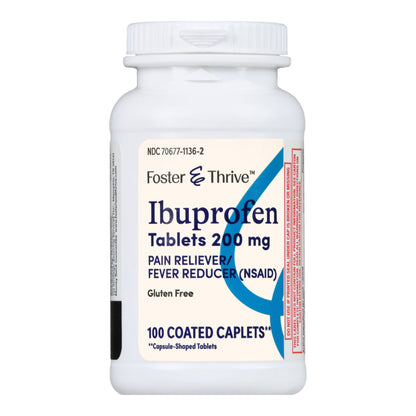 Foster & Thrive™ Ibuprofen 200 mg Coated Tablets