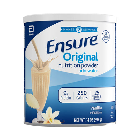 Abbott Nutrition 00750 Ensure Original Vanilla Powder, 14-ounce can