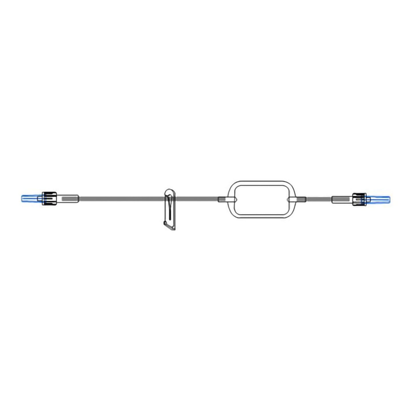 IV Extension Set McKesson Small Bore 60 Inch Tubing 0.2 Micron Filter Sterile