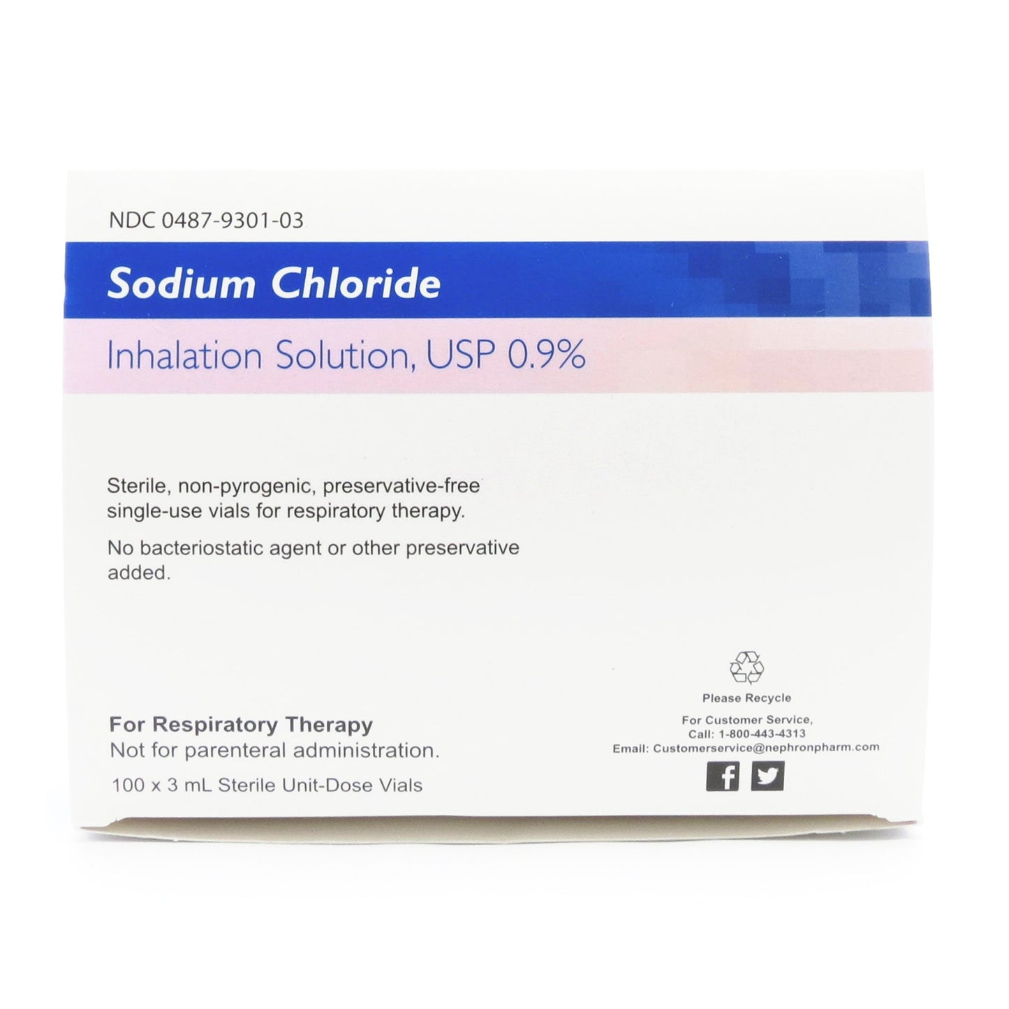 Respiratory Therapy Solution, 3 mL Nebulizer Vial