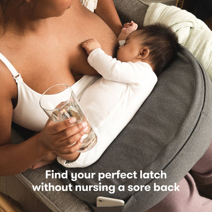 Nursing Pillow Frida Firn to Soft Gray Reusable