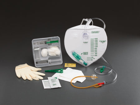 Bard 899616 Lubricath Drainage Bag Foley Catheter Tray, 16 Fr
