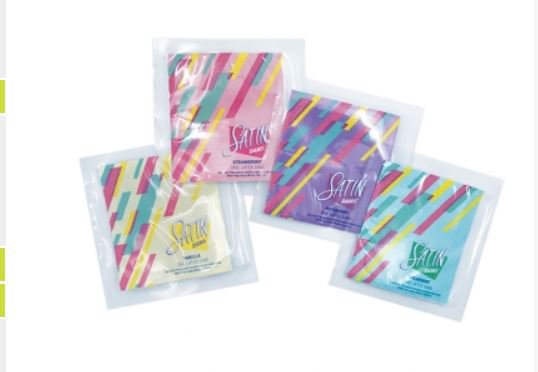 Glyde® Satin Dams™ Oral Dam, Assorted Flavors, 6 x 10 Inch