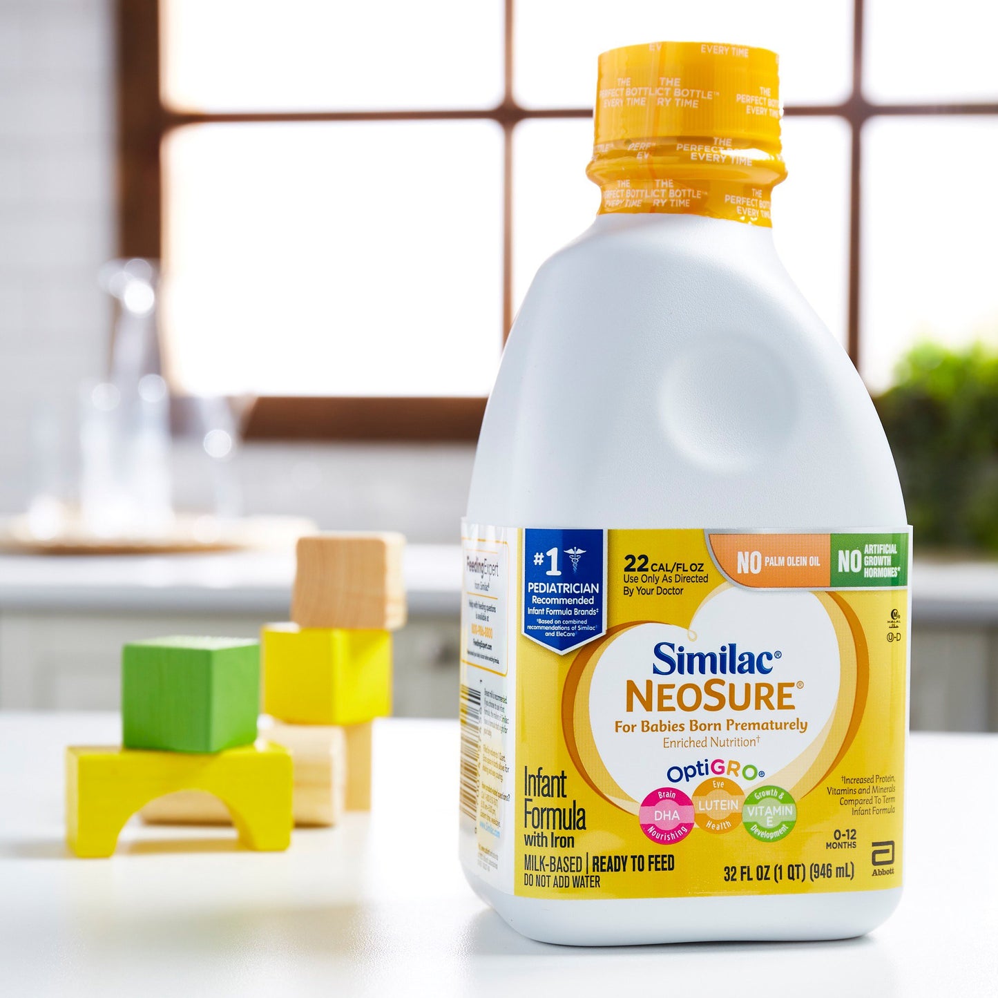 Similac® NeoSure® Infant Formula, 32-ounce bottle