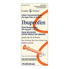 Foster & Thrive™ Ibuprofen 50 mg Per 1.25 mL Infants' Concentrated Drops Berry