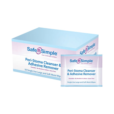 Safe N Simple SNS00550 Adhesive Remover, 5 x 7 Inch Wipe