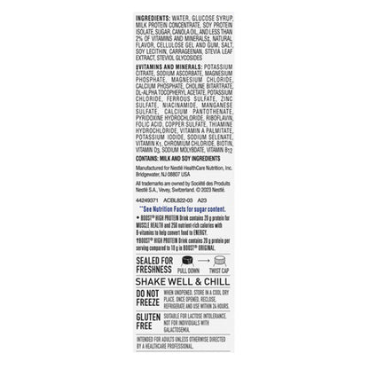 Boost® High Protein Vanilla Balanced Nutritional Drink, 8-ounce bottle