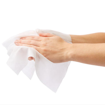 Washcloth UltraSoft 10 X 12 Inch White Disposable
