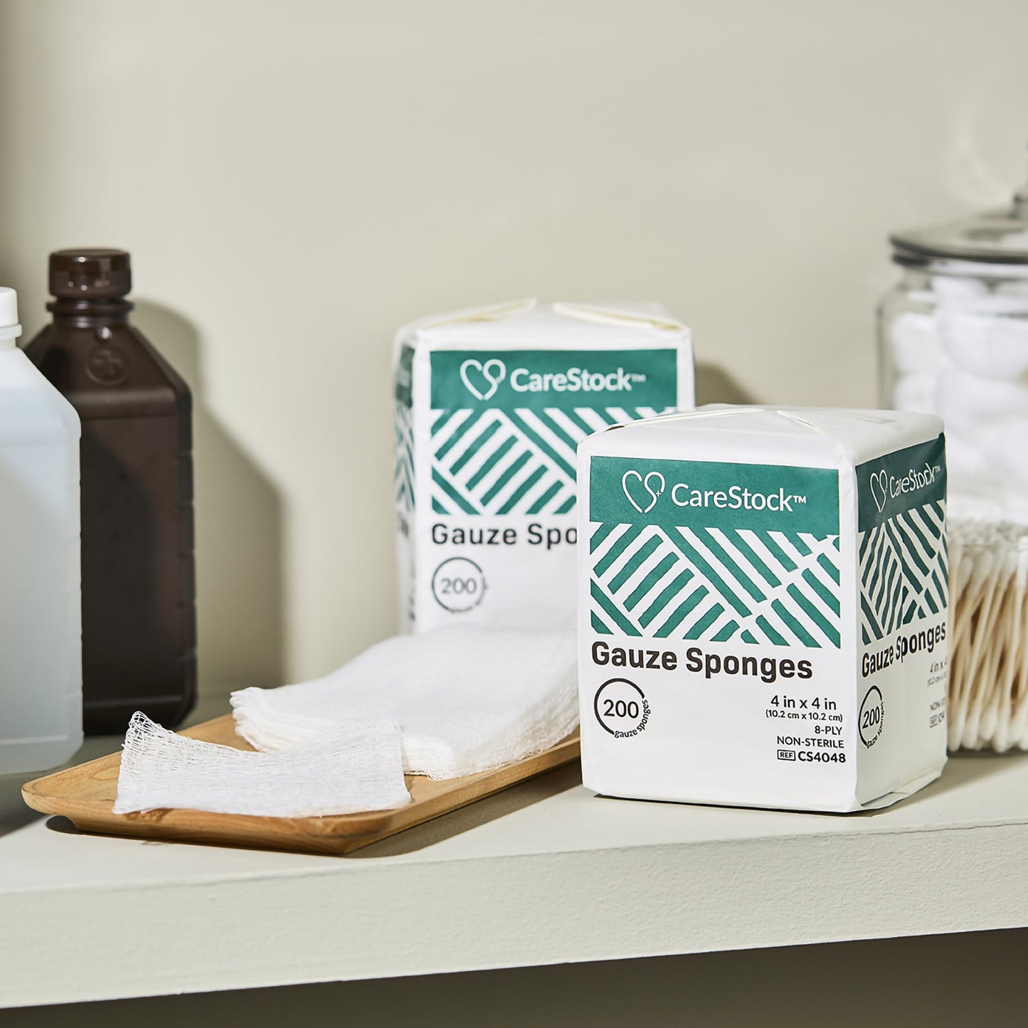 CareStock Gauze Sponge, 4 x 4 in. 8-Ply, Medical-Grade Cotton Wound Dressing by CareStock product image - view 5