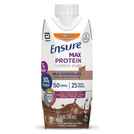 Abbott Nutrition 68166 Oral Supplement Ensure Max Protein Nutrition Shake Milk Chocolate Flavor Liquid 11 oz.