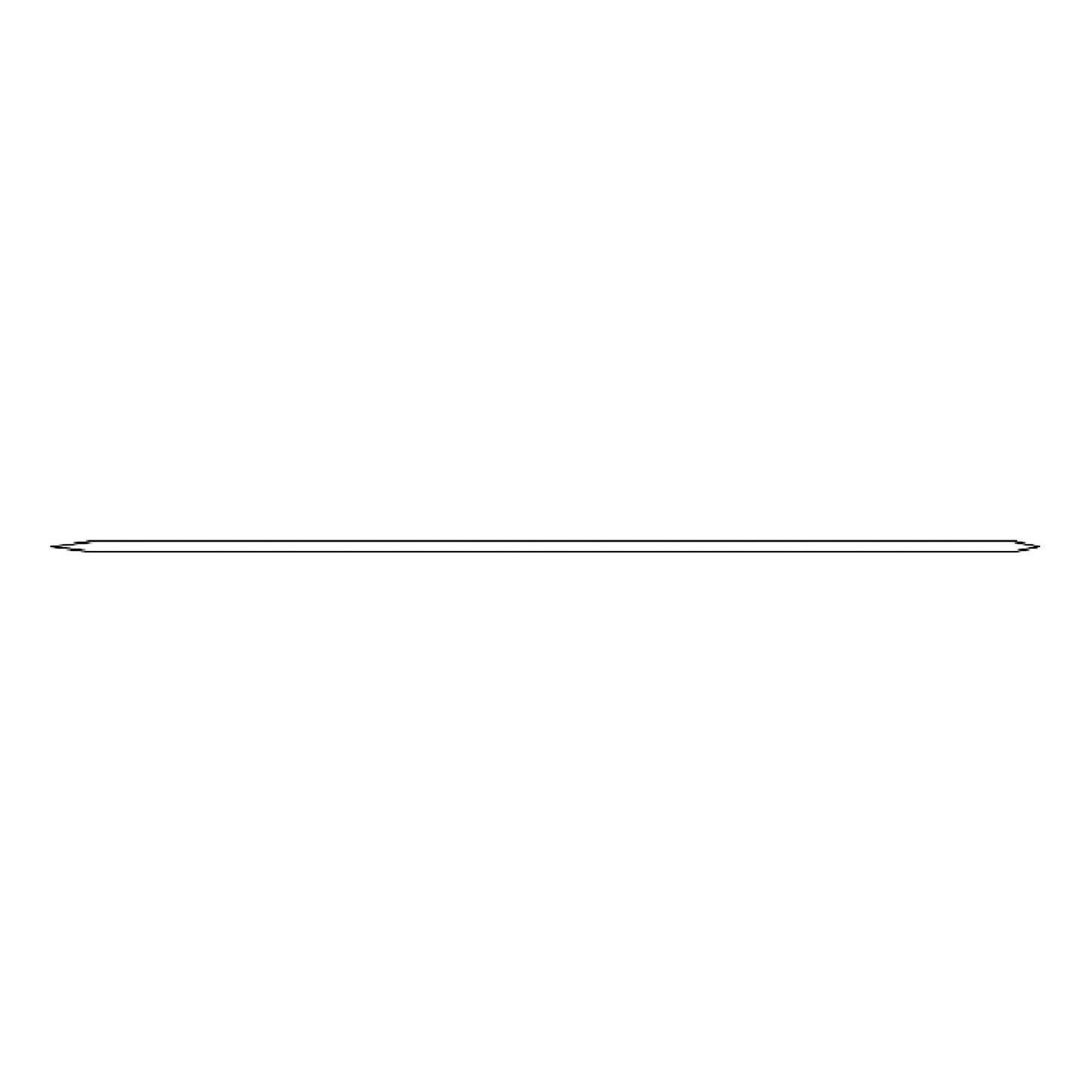 Orthopedic Wire Micro-Aire® K-Wire Double Trocar Points Sterile Stainless Steel 1.1 mm X 6 Inch