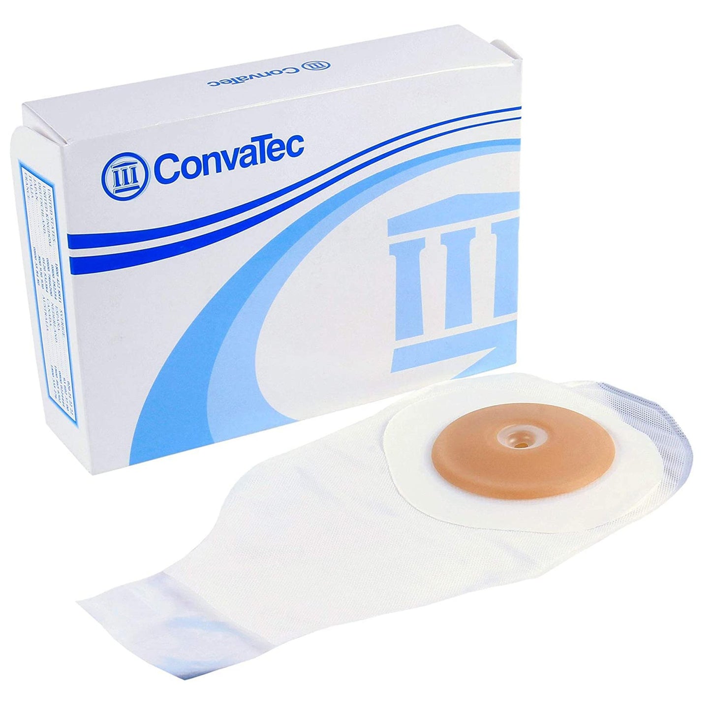 ActiveLife® One-Piece Transparent Colostomy Pouch, 12-Inch Length, 1-Inch Stoma