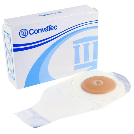 ConvaTec 175779 ActiveLife One-Piece Transparent Colostomy Pouch, 12-Inch Length