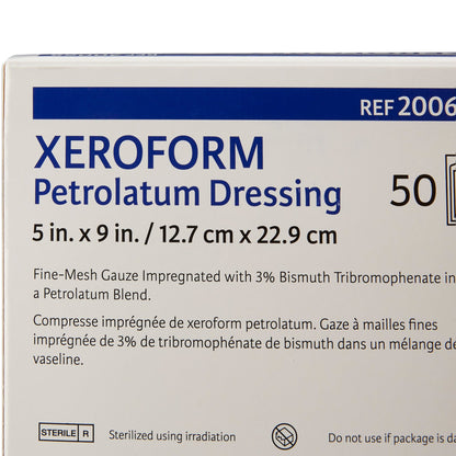 Xeroform Petrolatum Impregnated Dressing, 5 x 9 Inch