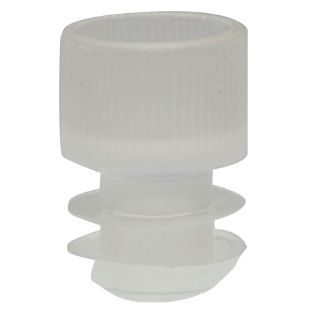 McKesson 1175408 Tube Closure Polyethylene Flanged Plug Cap Natural 16 mm For Use with 16 mm Blood Drawing