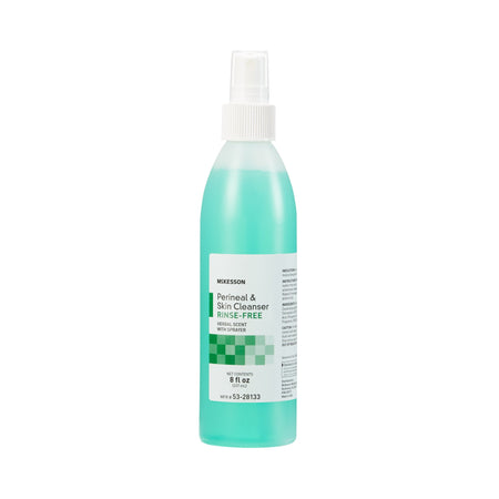 McKesson 53-28133 Rinse-Free Perineal Wash, Herbal Scent, 8 oz.