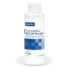 McKesson Fluid Solidifier – Gels up to 3,000 cc – Screw Cap Bottle, 3.1 oz