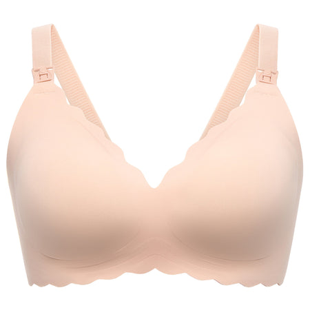 Root Technology Ltd FB046-SK100M-A Nursing Bra Momcozy Jelly Strip 34 to 36 Inch Chest Medium Beige Back Hook