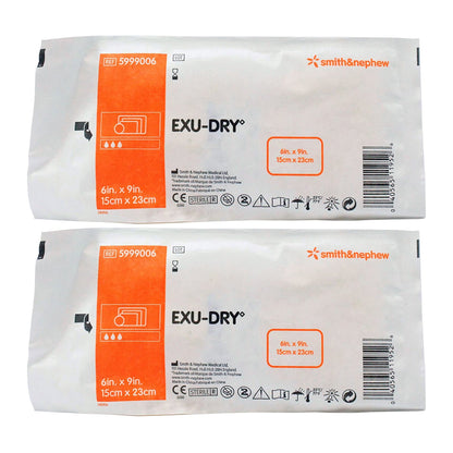 Smith & Nephew Exu-Dry Anti-Shear Super Absorbent Dressing, 6 x 9 inch