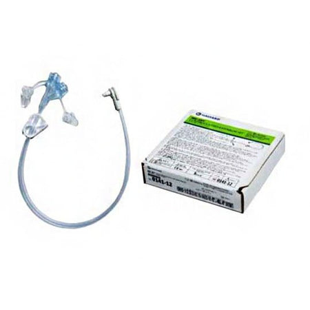Avanos Medical Sales LLC 0141-12 Mic-Key Two-Port Y Extension Set with Secur-Lok Right Angle Connector 12 Inch