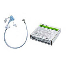 Avanos 0141-12 Mic-Key® Two-Port Y Extension Set with Secur-Lok® Right Angle Connector 12 Inch