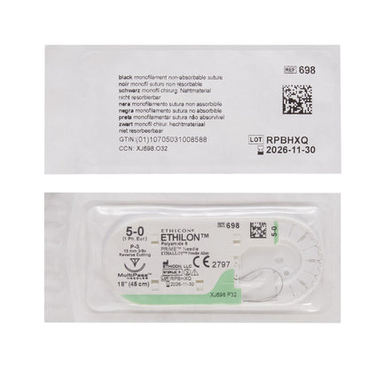 Ethilon™ Suture with Needle, Size 5-0