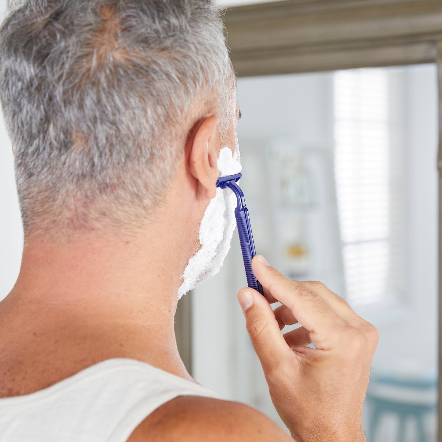 McKesson Twin-Blade Disposable Razor, Blue