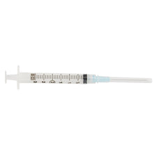 PrecisionGlide™ 3 mL Syringe with Hypodermic Needle, 25 Gauge, 1-1/2 Inch Needle Length